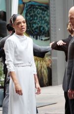 TESSA THOMPSON on the Set of Westworld, Season 4 in New York 10/06/2021