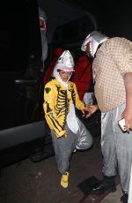 TEYANA TAYLOR Arrives at Doja Cat