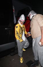 TEYANA TAYLOR Arrives at Doja Cat