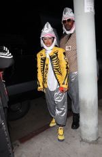 TEYANA TAYLOR Arrives at Doja Cat