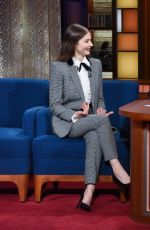 THOMASIN MCKENZIE at Late Show with Stephen Colbert 10/28/2021