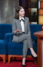 THOMASIN MCKENZIE at Late Show with Stephen Colbert 10/28/2021