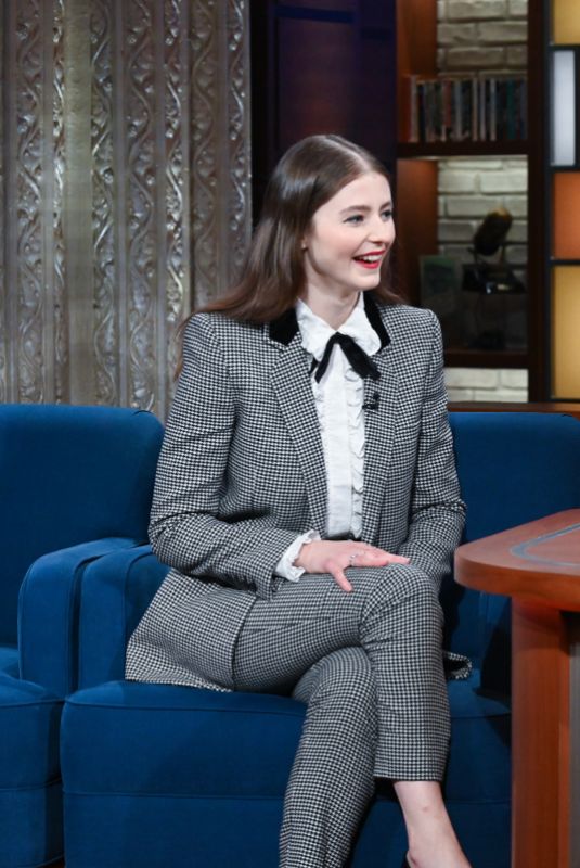 THOMASIN MCKENZIE at Late Show with Stephen Colbert 10/28/2021