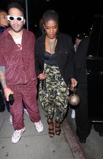TIFFANY HADDISH Arrives at Cardi B
