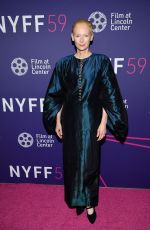 TILD SWINTON at Parallel Mothers Premiere at 59th New York Film Festival 10/08/2021