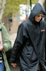 TILDA SWINTON on the Set of Her New Indie Movie Untitled Julio Torres Project in Brooklyn 10/27/2021