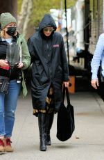 TILDA SWINTON on the Set of Her New Indie Movie Untitled Julio Torres Project in Brooklyn 10/27/2021