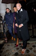 TINA KUNAKEY and Vincent Cassel at Vogue Paris 100th Anniversary at Paris Fashion Week 10/01/2021