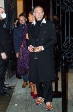 TINA KUNAKEY and Vincent Cassel at Vogue Paris 100th Anniversary at Paris Fashion Week 10/01/2021