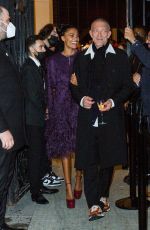TINA KUNAKEY and Vincent Cassel at Vogue Paris 100th Anniversary at Paris Fashion Week 10/01/2021