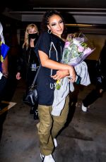 TINASHE After Performs at Her Show in Los Angeles 10/18/2021