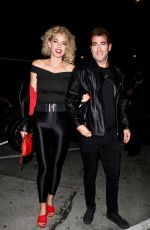 TORI PARVER Arrives at Catch LA in West Hollywood 10/30/2021