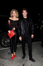 TORI PARVER Arrives at Catch LA in West Hollywood 10/30/2021