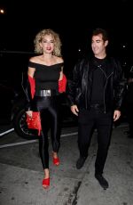 TORI PARVER Arrives at Catch LA in West Hollywood 10/30/2021
