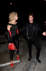 TORI PARVER Arrives at Catch LA in West Hollywood 10/30/2021