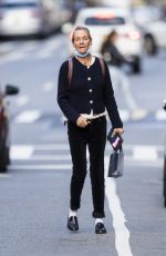 UMA THURMAN Out in New York City 10/17/2021