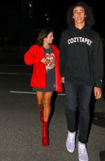 VANESSA HUDGENS and Cole Tucker Arrives at The Rolling Stones Concert in Los Angeles 10/14/2021