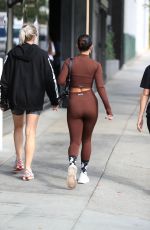 VANESSA HUDGENS and GG MAGREE at Dogpound Gym in Los Angeles 10/11/2021