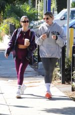 VANESSA HUDGENS and GG MAGREE at Dogpound Gym in Los Angeles 10/12/2021
