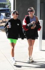 VANESSA HUDGENS and GG MAGREE Heading to a Workout in West Hollywood 10/14/2021
