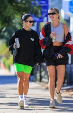 VANESSA HUDGENS and GG MAGREE Heading to a Workout in West Hollywood 10/14/2021