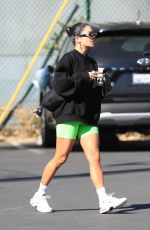 VANESSA HUDGENS and GG MAGREE Heading to a Workout in West Hollywood 10/14/2021
