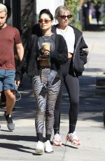  VANESSA HUDGENS and GG MAGREE Heading to Dogpound Gym in West Hollywood 10/13/2021