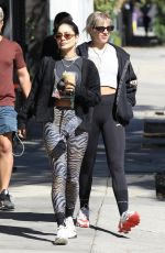  VANESSA HUDGENS and GG MAGREE Heading to Dogpound Gym in West Hollywood 10/13/2021
