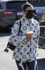 VANESSA HUDGENS and GG NAGREE Out for Coffee in West Hollywood 10/26/2021