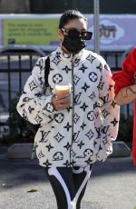 VANESSA HUDGENS and GG NAGREE Out for Coffee in West Hollywood 10/26/2021