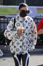 VANESSA HUDGENS and GG NAGREE Out for Coffee in West Hollywood 10/26/2021
