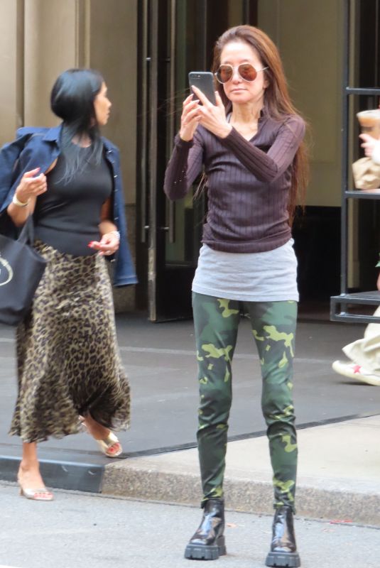 VERA WANG Out and About in New York 10/12/2021