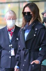 VICTORIA BECKHAM Arrives at JFK Airport in New York 10/11/2021