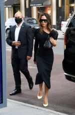 VICTORIA BECKHAM Leaves Her Hotel in New York 10/14/2021