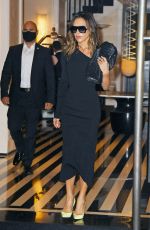 VICTORIA BECKHAM Leaves Her Hotel in New York 10/14/2021