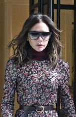 VICTORIA BECKHAM Leaves Mark Hotel in New York 10/15/2021