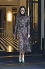 VICTORIA BECKHAM Leaves Mark Hotel in New York 10/15/2021