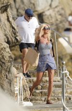 VICTORIA SILVSTEDT Leaves Eden Roc Hotel in Cap d