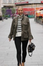 VOGUE WILLIAMS Arrives at Heart Radio in London 10/24/2021