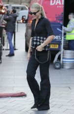 VOGUE WILLIAMS in a Black Jumpsuit at Heart Radio in London 10/28/2021