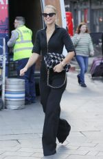 VOGUE WILLIAMS in a Black Jumpsuit at Heart Radio in London 10/28/2021