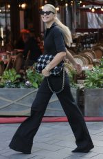 VOGUE WILLIAMS in a Black Jumpsuit at Heart Radio in London 10/28/2021