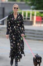 VOGUE WILLIAMS Out with Her Dog in Leeds 10/08/2021