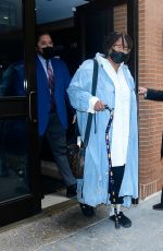 WHOOPI GOLDBERG Leaves The View in New York 10/25/2021