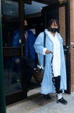 WHOOPI GOLDBERG Leaves The View in New York 10/25/2021