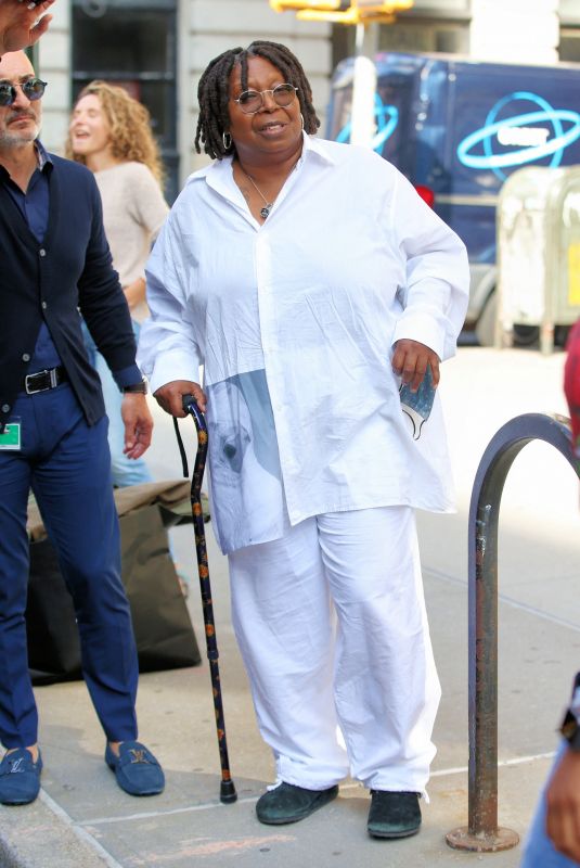 WHOOPI GOLDBERG Out and About in New York 10/07/2021