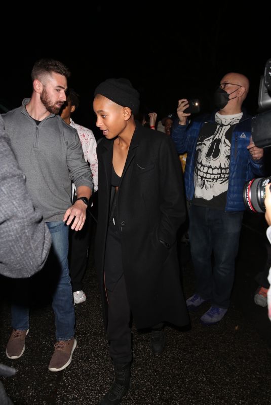 WILLOW SMITH Leaves CARN*EVIL Halloween Party in Bel Air 10/30/2021