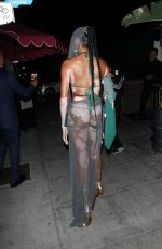 WINNIE HARLOW Arrives at Doja Cat