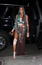 WINNIE HARLOW Arrives at Doja Cat