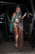 WINNIE HARLOW Arrives at Doja Cat